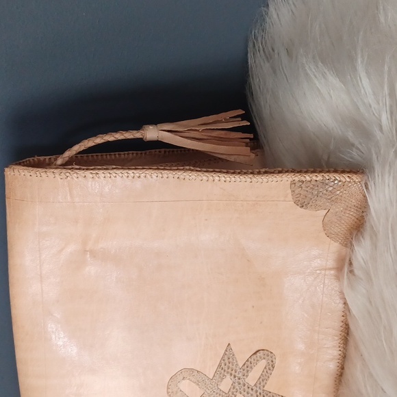 Handmade ,Unique Leather Clutch